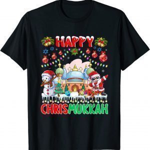 Happy Chrismukkah Hanukkah Christmas Jewis Pajama 2021 Shirt