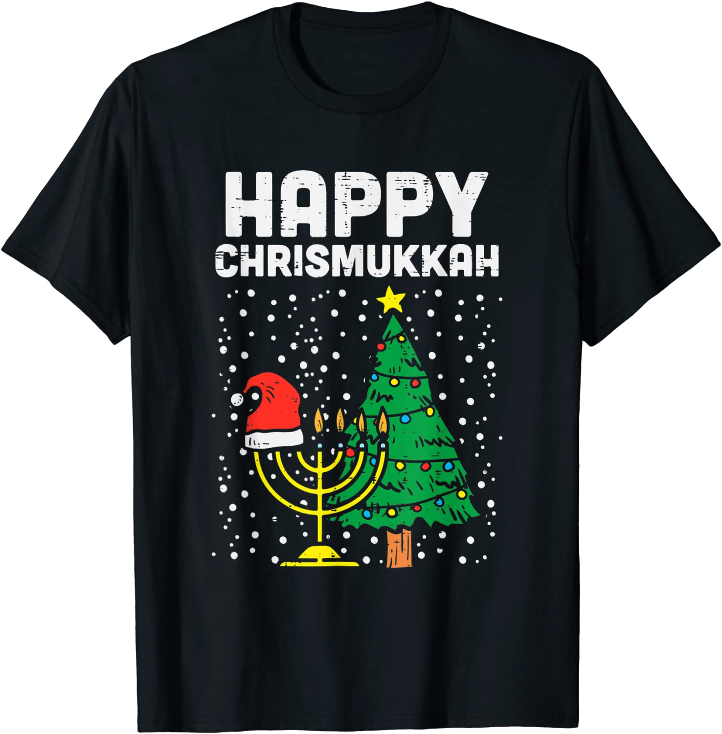 Happy Christmukkah Jewish Christmas Hanukkah Chanukah Classic Shirt