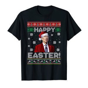 Happy Easter Santa Joe Biden Ugly Christmas Classic Shirt