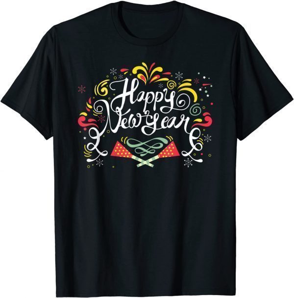 Happy New Year New Years Eve Cute Family Party Pajama NYE 2022 Shirt