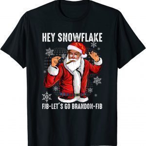 Hey Snowflake Let's Go B.randon Patriot Patriotic Gift T-Shirt