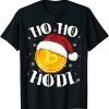 Ho Ho Hodl Crypto Bitcoin Santa Hat Cryptocurrency Classic Shirt