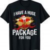 I Have A Huge Package For You Dirty Santa T-Shirt