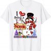 I Love Being A Nonnie Snowman Christmas 2021 Shirt