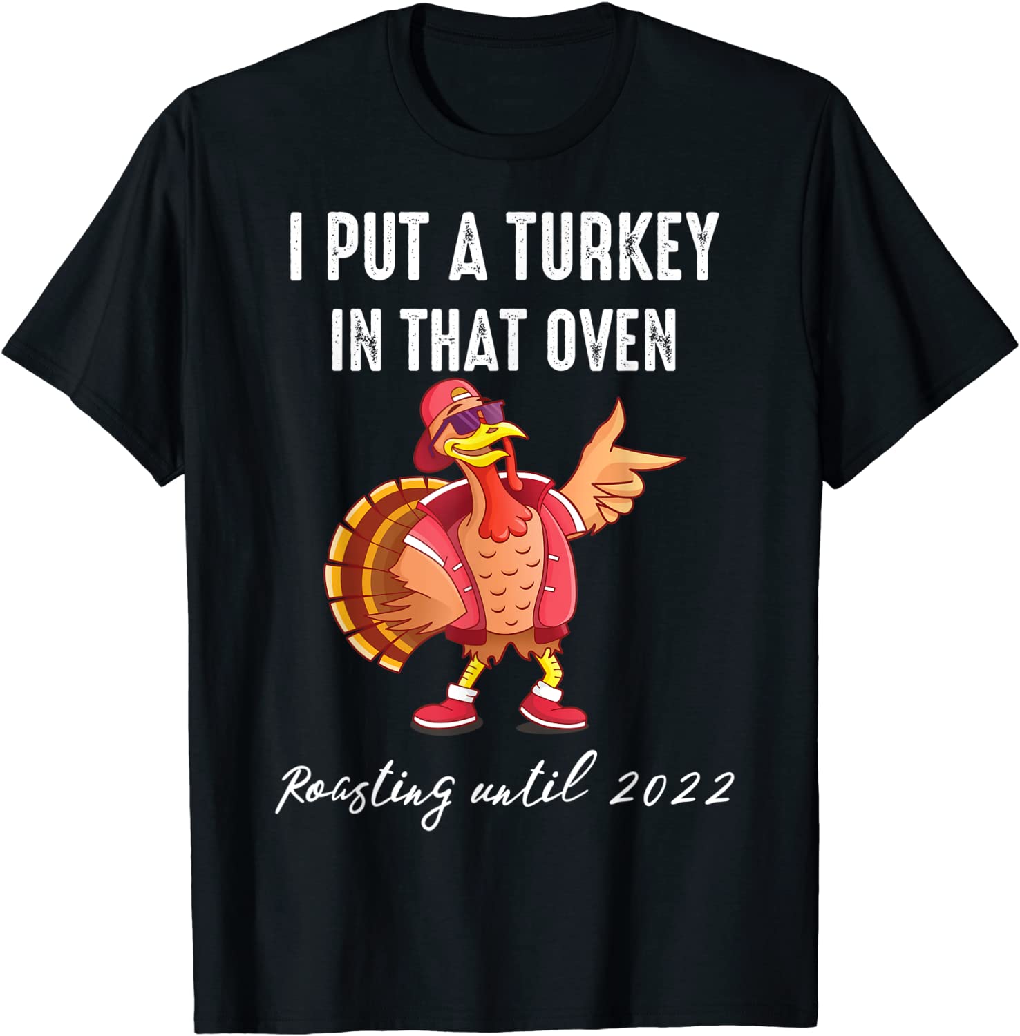 I Put a Turkey in That Oven Dad Thanksgiving Pregnancy Unisex Shirt