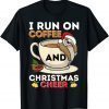 I Run On Coffee and Christmas Cheer Xmas Sloth Lover 2021 Shirt