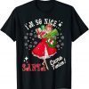 I'm So Nice Good Santa Came Twice Naughty Joke Meme Retro Classic T-Shirt