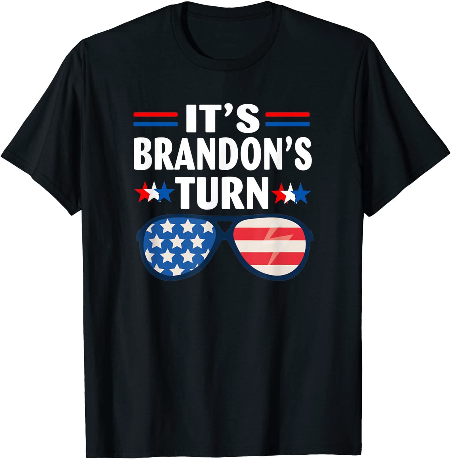 It's Brandon's Turn Anti Biden American Flag Classic Shirt