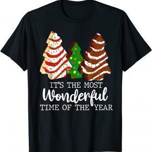 It's The Best Time of The Year Christmas Quotes Tree Cake 2022 Shirt