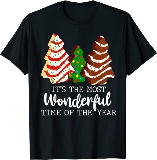 It's The Best Time of The Year Christmas Quotes Tree Cake 2022 Shirt