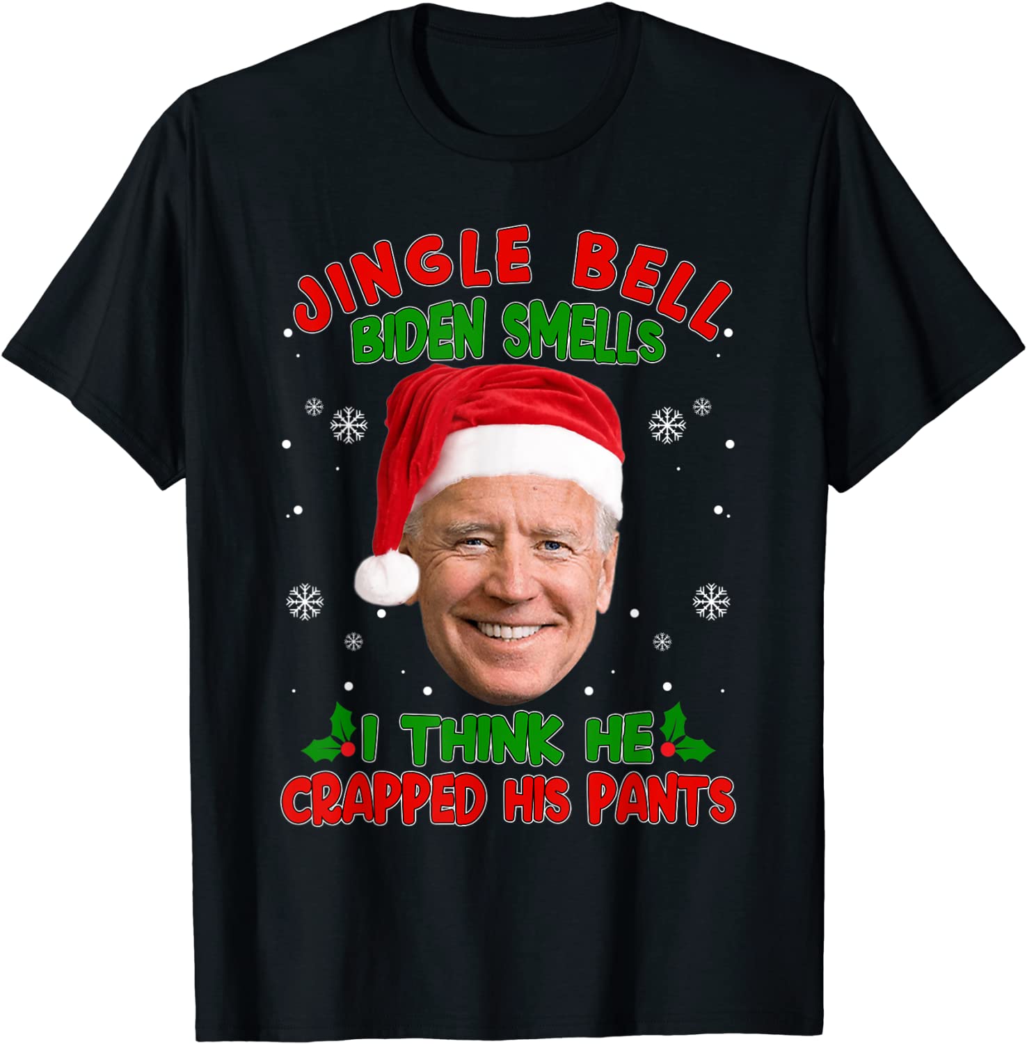 Jingle Bells Biden Smells Crapped His Pant Christmas Sweater Classic Shirt