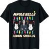 Jingle Bells Biden Smells Ugly Christmas Anti Biden Classic Shirt