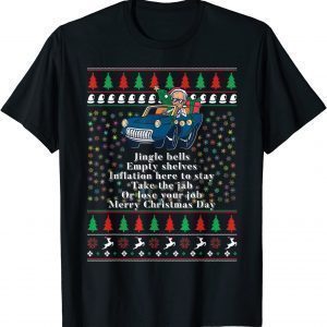 Jingle Joe Biden Impeach Biden Sarcastic USA Christmas Xmas 2021 Shirt