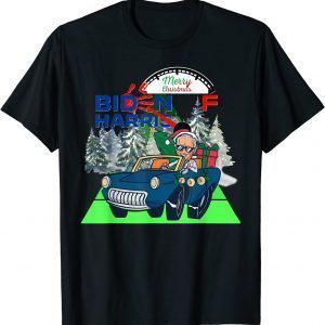 Jingle Joe Biden Santa Impeach 46 Trump USA Christmas Classic Shirt