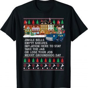 Jingle Joe Empty Shelves Biden Santa Anti Liberal Christmas Classic Shirt