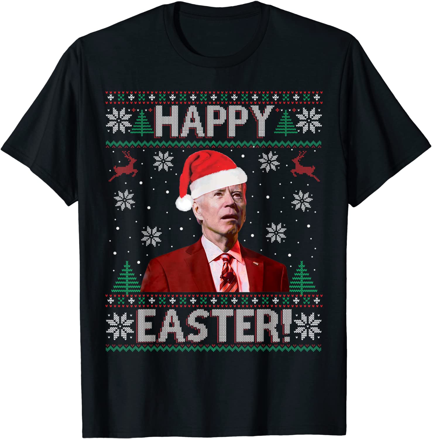 Joe Biden Christmas Happy Easter Ugly Sweater Xmas Unisex Shirt