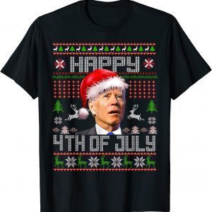 Joe Biden Happy 4th of July Ugly Christmas Sweater Gift Shirt