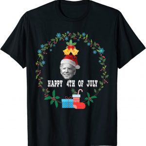 Joe Biden Happy 4th of July Ugly Santa Christmas Sweater 2021 T-Shirt