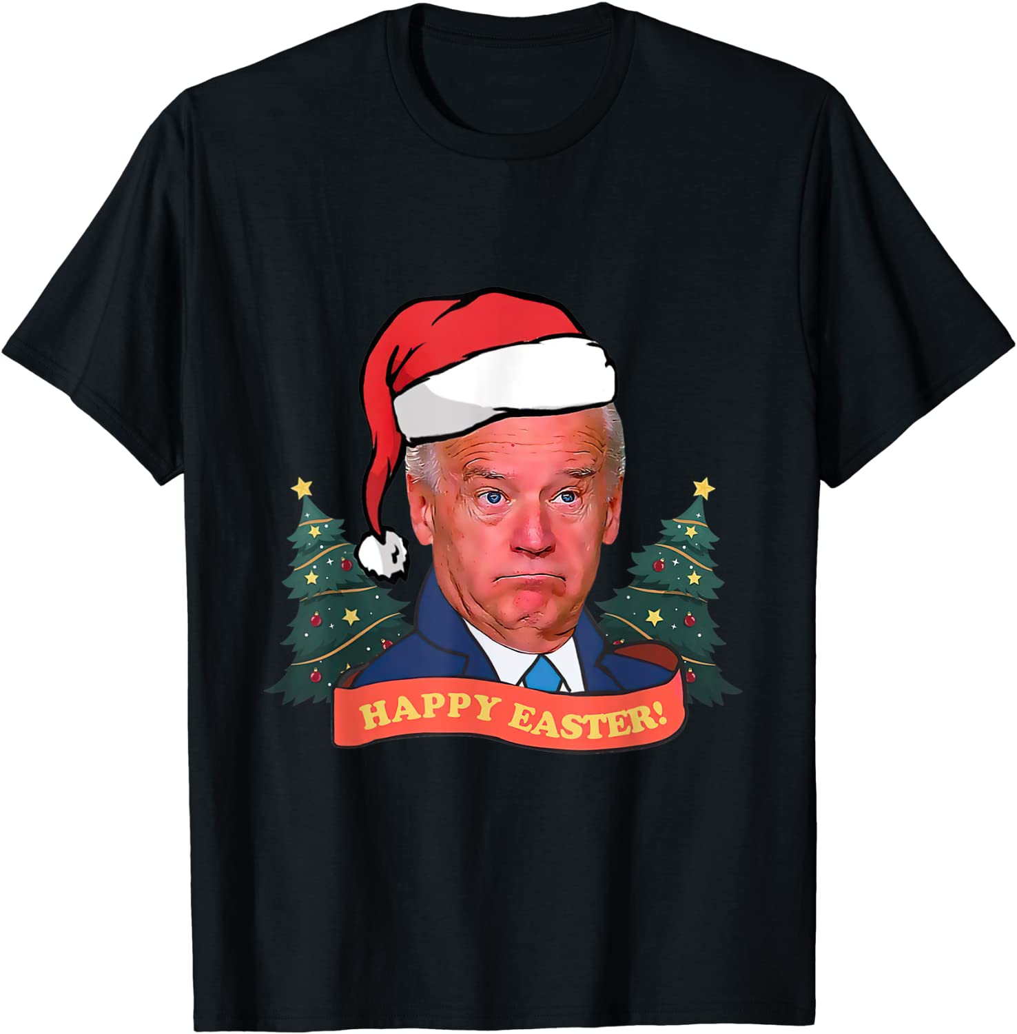 Joe Biden Happy Easter Ugly Christmas Tree 2022 Shirt