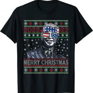 Joe Biden Happy Merry Christmas Classic Shirt