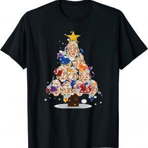 Joe Biden Holiday Christmas Tree Lights Biden Xmas 2021 Shirt