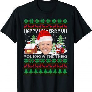 Joe Biden Merry UH UH Ugly Christmas Sweater 2022 Limited Shirt