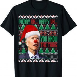 Joe Biden Merry UH UH Ugly Christmas Sweater 2022 Shirt