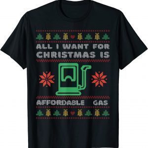 Joe Biden Ugly Christmas Sweater Affordable Gas 2022 Shirt