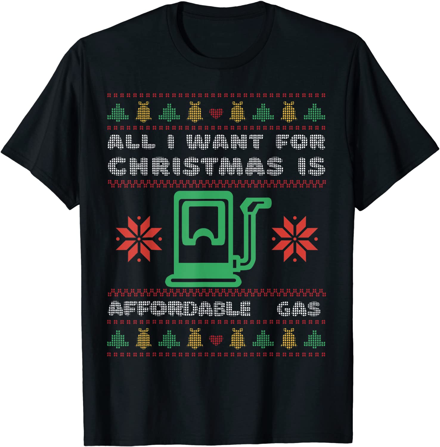 Joe Biden Ugly Christmas Sweater Affordable Gas 2022 Shirt