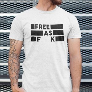 Kyle Rittenhouse Free As F - Free As Fuck Tee Shirt