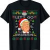 Let's Go 2024 Go Brandon Trump Ugly Christmas Sweater 2021 Shirt