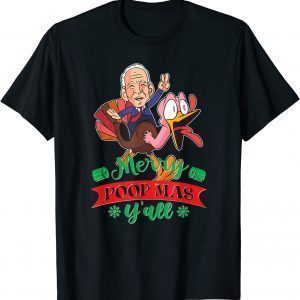 Let's Go Biden Poopy Joe Poopmas Christmas Pro America Classic Shirt