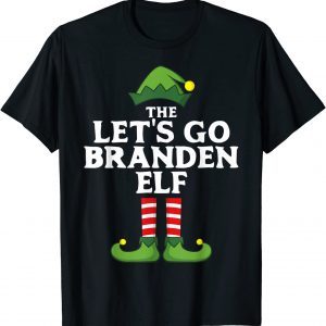 Let's Go Braden Brandon Elf Matching Family Group Pajama T-Shirt