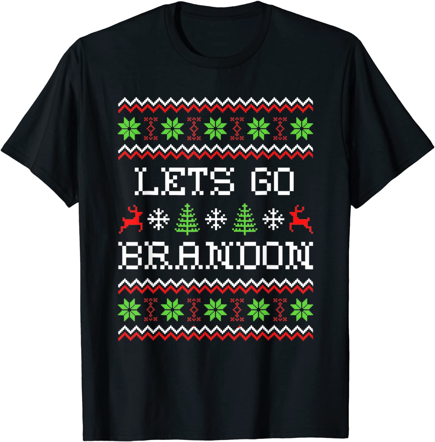 Let's Go Braden Brandon Ugly Christmas 2021 Shirt - Teeducks