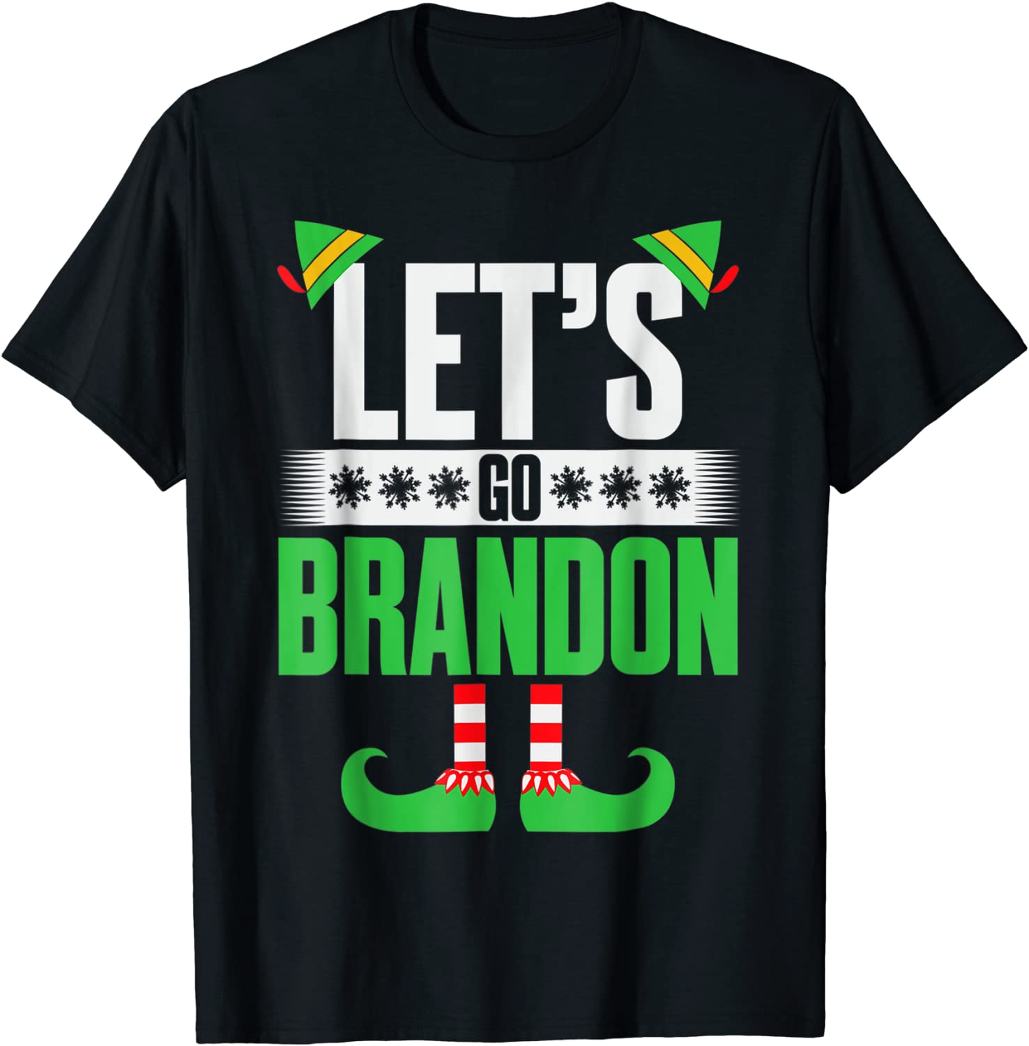 Let's Go Branden Elf Christmas Gift T-Shirt