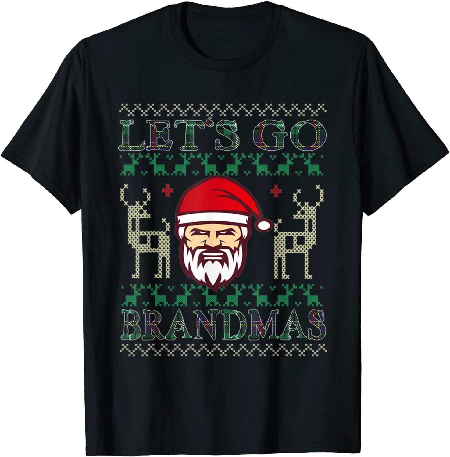 Let's Go Brandmas Brandon Santa Ugly Christmas Sweater Classic Shirt
