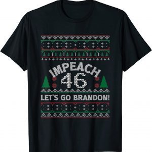 Let's Go Brandon Anti Biden Ugly Christmas Sweater 2021 T-Shirt