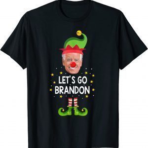 Let's Go Brandon Anti Joe Biden Clown Elf Christmas Classic Shirt