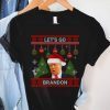 Let's Go Brandon Christmas Sweater, Lets Go Brandon Ugly Christmas T-Shirt