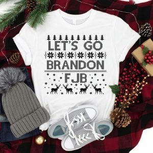 Let's Go Brandon FJB Ugly Xmas T-Shirt