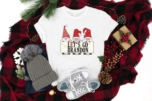 Lets Go Brandon Gnomes Merry X-mas 2022 Shirt