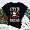Let's Go Brandon Santa , Lets Go Brandon Ugly Christmas Tee Shirt