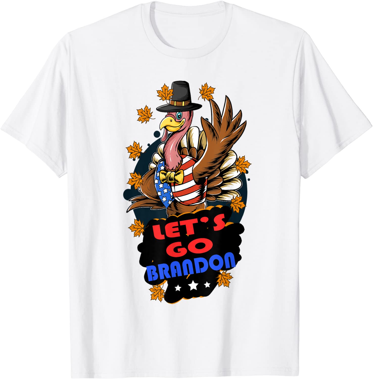 Let's Go Brandon Thanksgiving Proud American Turkey 2021 Shirt