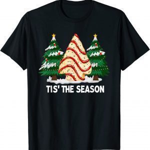 Little Tis The Season Christmas Tree Cakes Xmas Light 2022 Shirt