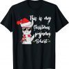 Llama Christmas Pajama This is My Paja Llama Holiday T-Shirt