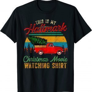 Mens Christmas This Is My Hällmärks Movie Watching 2022 Shirt