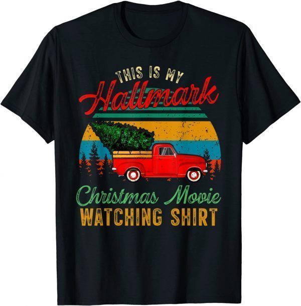 Mens Christmas This Is My Hällmärks Movie Watching 2022 Shirt