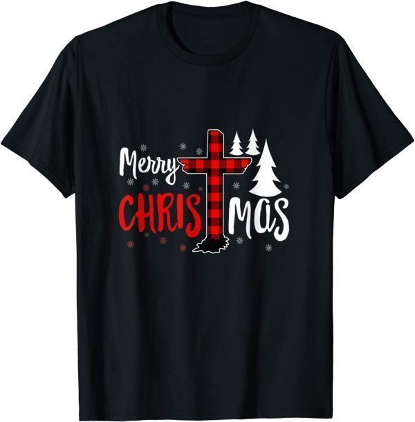 Merry Christmas Christians Buffalo Plaid 2022 Shirt