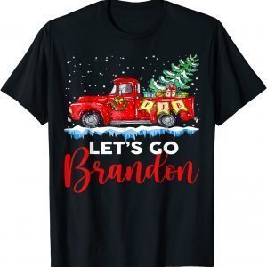 Merry Christmas Red Truck Let's Go Branson Brandon Classic Shirt