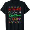 My Favorite Color Is Christmas Lights Family Classic Shirt